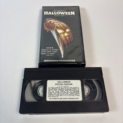 John Carpenter's Halloween VHS Anchor Bay 1997 WS Anniversary Edition Clam Shell