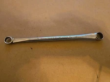 Snap On 1/2"-9/16" 12PT SAE Chrome Round Double Box End Wrench USA XDH1618