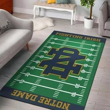 Notre Dame Fighting Irish Carpet Living Room Rug Regtangle Carpet V17231 2 -