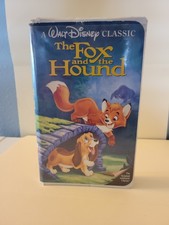 The Fox and the Hound VHS Disney Clamshell Black Diamond Acceptable Condition