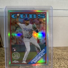 2023 Topps Chrome Christopher Morel 1988 Refractor Rookie Card Cubs. rookie card picture