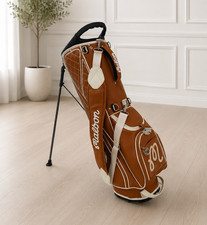 Malbon Golf 5 Setter Stand Bag Brown Rare Colorway