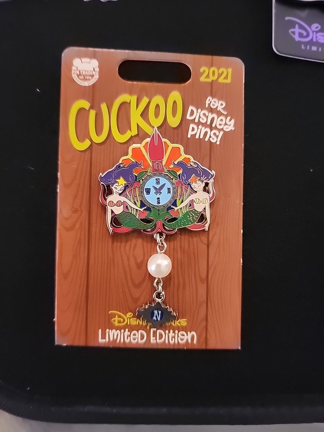 Disney - Cuckoo for Disney Pins 2021 Submarine Voyage Mermaid Clock LE Pin