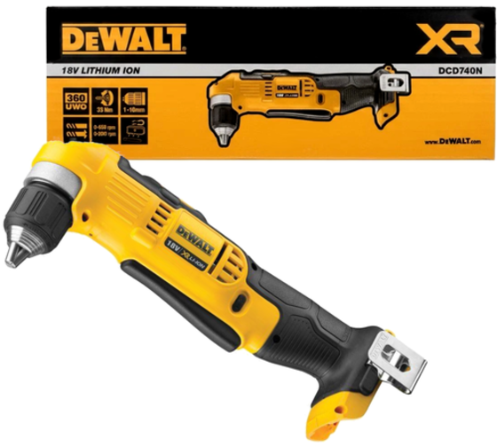 Dewalt Akku- Winkelbohrschruber Bohrschrauber 18V Solo 2 GäNge DCD740N-XJ-image