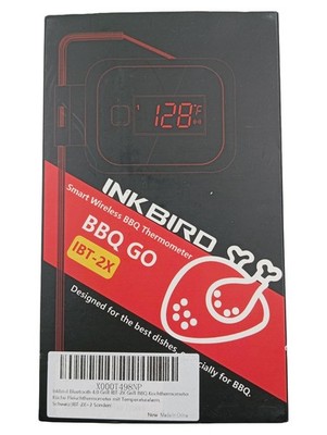 INKBIRD IBT-2X BBQ GO Smart Wireless Grillthermometer Bluetooth 2 Sonden