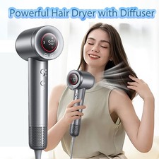 Professional Ionic Blow Dryer Hair-Dryer 110000 RPM Airflow for Fast Hair Drying
