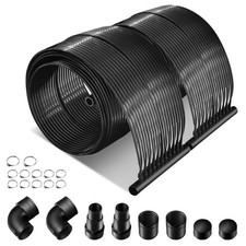 2.5'x16.5' PE Solar Pool Heater Panel Weatherproof Swimming Pool Heating System