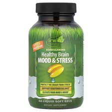 Ashwagandha Healthy Brain Mood Stress, 60 Liquid Soft-Gels