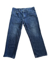 Calvin Klein Men  s Denim Jeans 34 X 30 Slim Straight Dark Wash