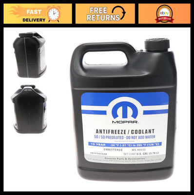 10 Year 150,000 Mile Coolant 50/50 Premixed - OAT Radiator Fluid 1 Gallon -34F t