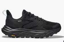 New HOKA Anacapa 2 GORE-TEX Low Aqua Black Womens 7.5 Hiking Shoes Workout