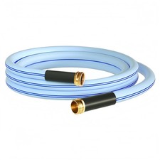Heavy Duty Garden Hose 10 ft x 5/8 inch with Connectors - Durable Leader Hose