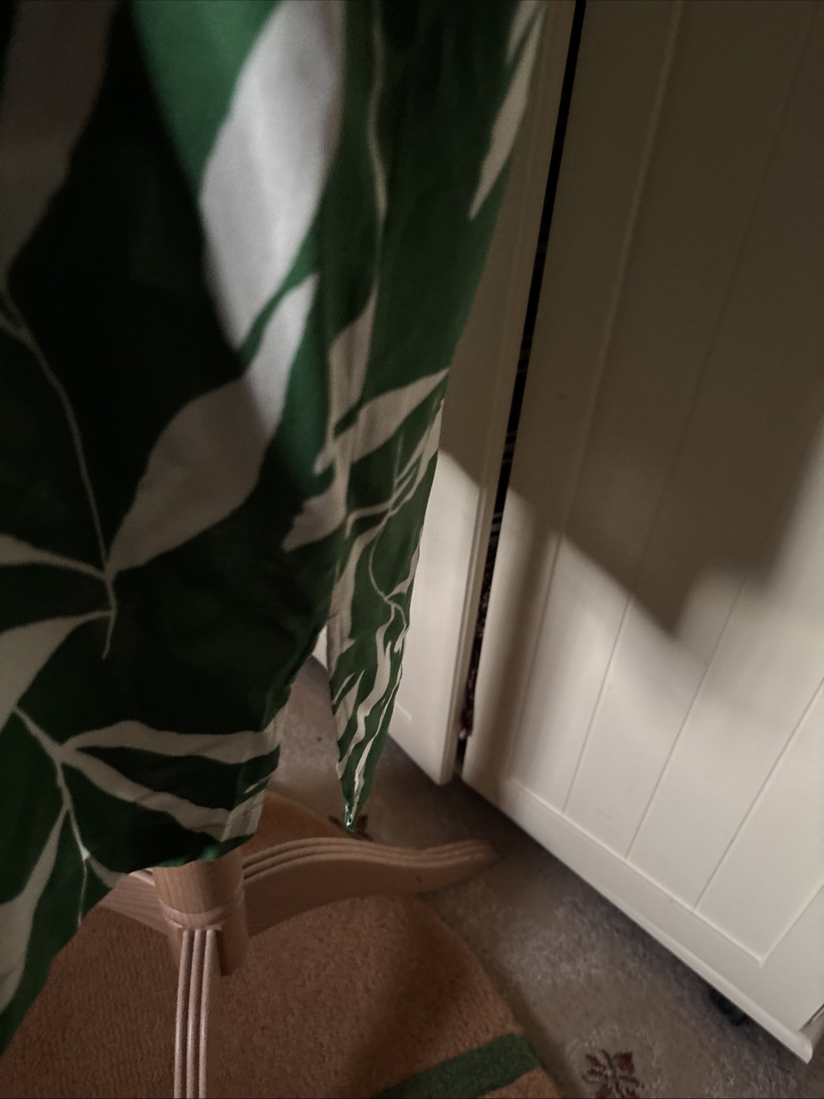 H&M Ladies Knee Length Tunic Dress Size M Green Mix Lightweight Short Sleeve thumbnail 6