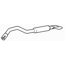 Rear Exhaust Silencer Tail Pipe for Peugeot 3008 BlueHDi 100 1.6 (2016-Present)