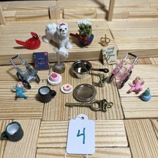 Dollhouse Miniature Accessories Lot Of 20 Nic...