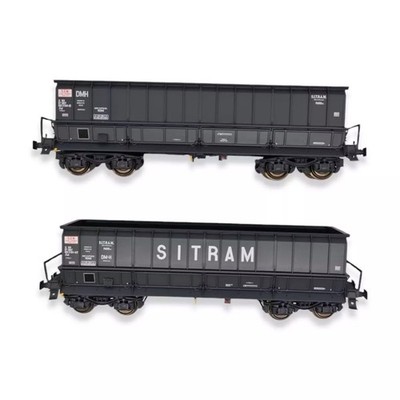 LS MODELS 31118 SET MIT 2 DUMPERWAGEN DMH / DM-H SITRAM NEU IM KARTON