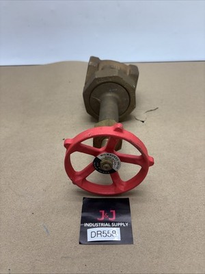 Milwaukee Valve Inc Brass 1-1/2 Inch 150SWP 300WO Gate Valve 1151 New No Box