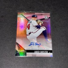 Jared Shuster 2021 Bowman Platinum Top Prospect Purple Autograph #TOP-97  #/199