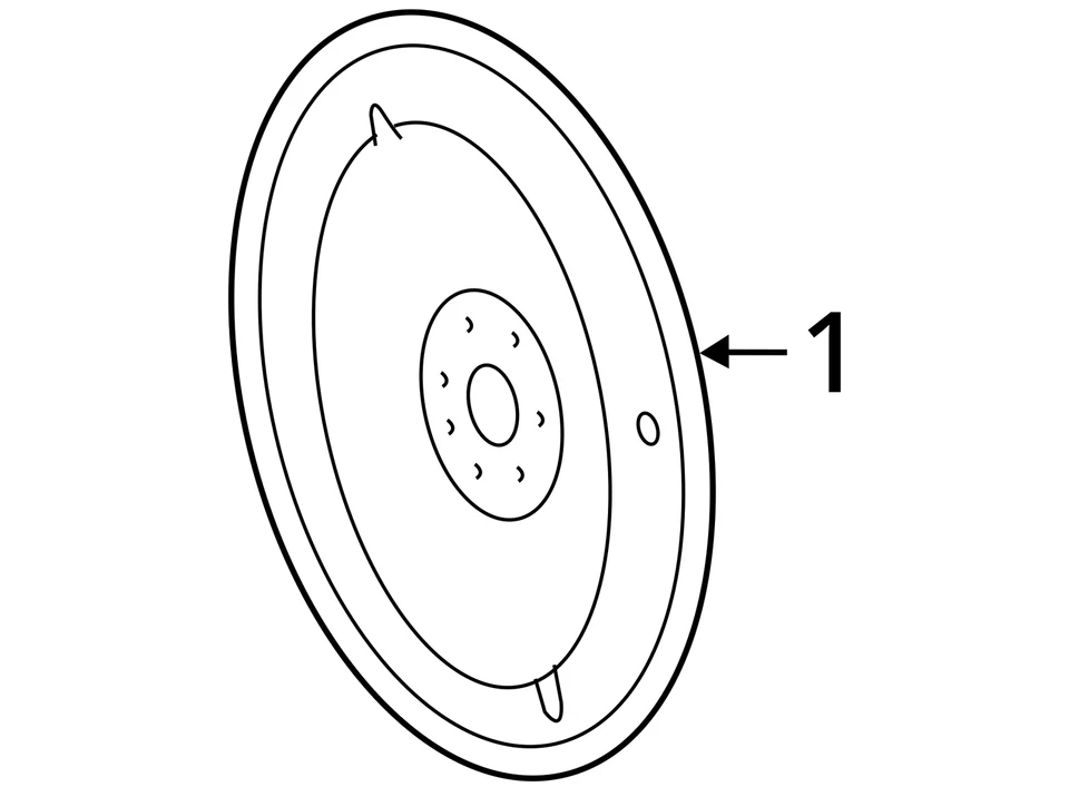 Volante/placa flexible 3,5 L sin turbo para camioneta Ford F150 11-17 604934 Foto 4 de 4