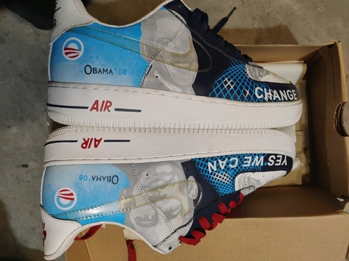 Nike Air Force One 2008 OBAMA-Change Yes We Can Men's New in Box Size 13