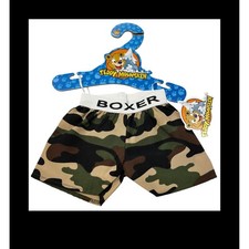 Teddy Mountain Army Camo Boxer Shorts for 16 inch Stuffed Animals New with Tags