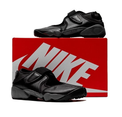 Nike Air Rift Black Iron Grey Womens Sneakers Mary Jane IM6017-010