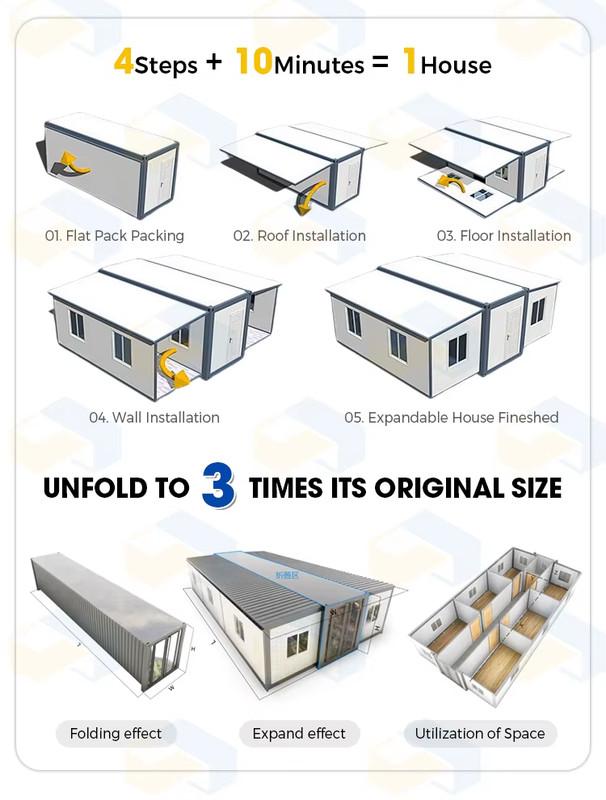 Luxury Double-Wing Container House 30ft 2bedroom 1 bath - thumbnail 9