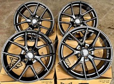 Llantas de aleación 18" FX5 para VW Atlas id3 id4 id7 Jetta Sharon T-ROC 5x112 negras