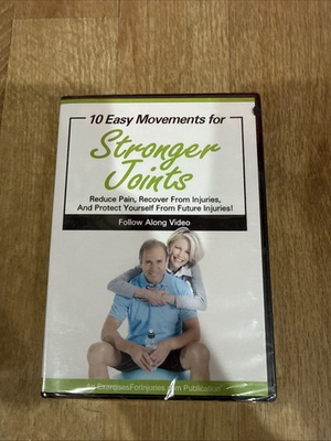 #ad 10 Easy Movements for Stronger Joints: Follow Along Video DVD Rick Kaselj NEW $7.90