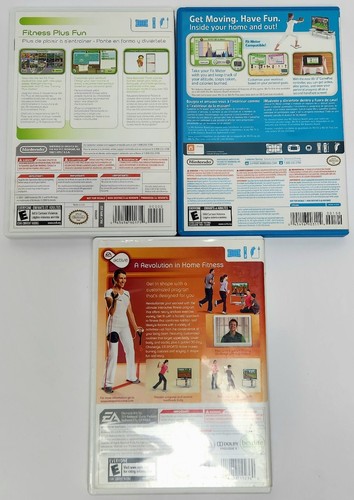 Nintendo Wii Fit U, Wii Fit Plus, EA Sports Active Personal Trainer Games Bundle - Picture 3 of 17