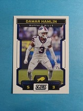 Damar Hamlin 2023 Panini Score Football Card # 266 J4104