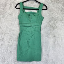 Windsor Dress Womens Size 3 Green Bodycon Bandage Sheath Cocktail Party