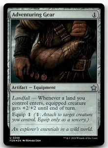 Adventuring Gear Foil #249 Foundations MTG