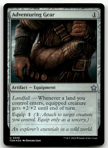 Adventuring Gear Foil #249 Foundations MTG