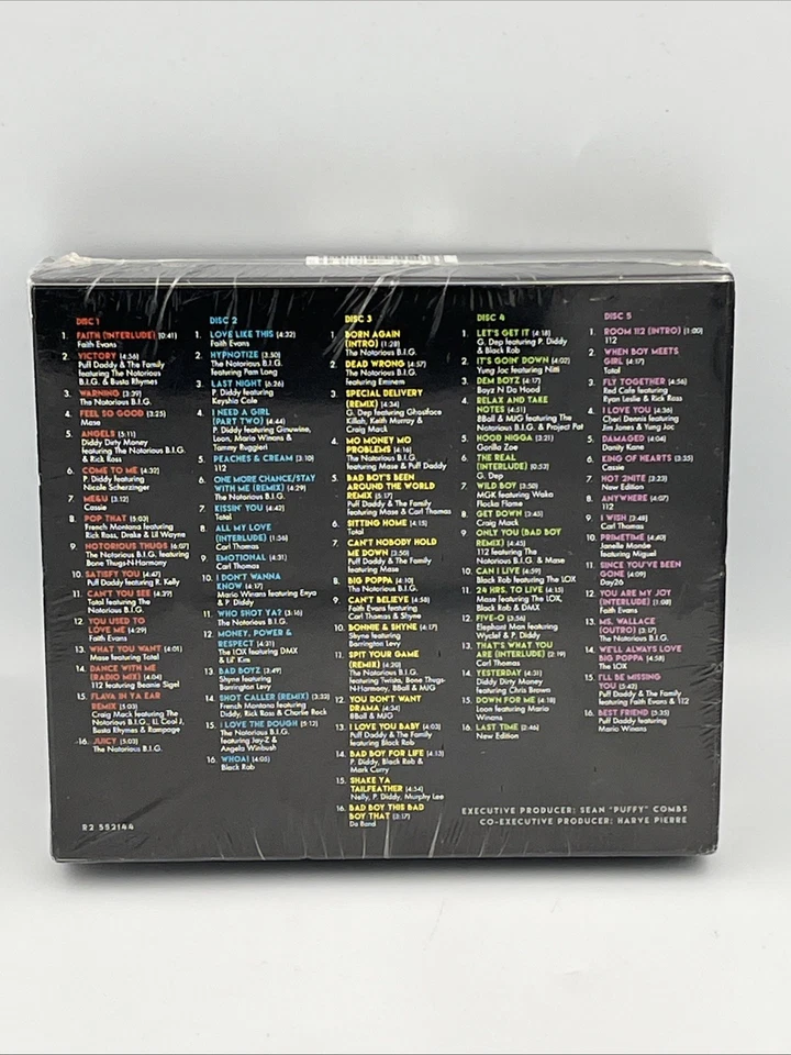 Bad Boy 20th Anniversary Box Set Edition 5 CD 2016 Digitally Remastered Sealed - Image 2 of 4