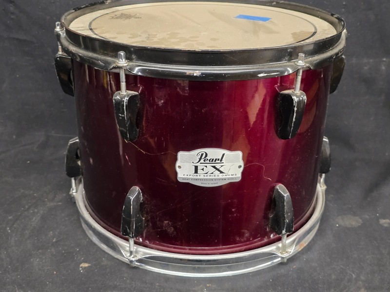 Pearl EX Export Series 12" Tom Drum / Red Wine Color with Internal Lights