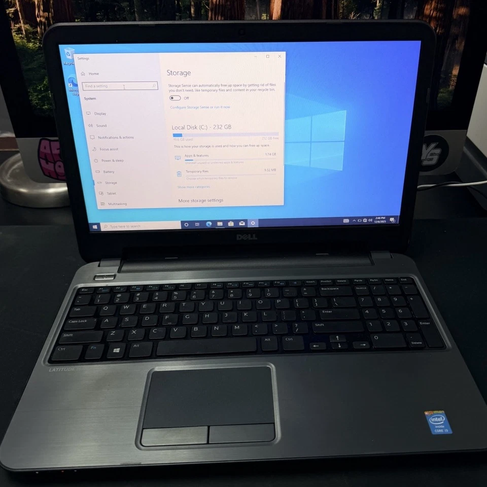 - 戴尔 latitude 3540 / i3 第 4 代 / 4GB ram / 256GB 固态硬盘 / win 10 Pro(读 Des) — 第 3/4 张图片
