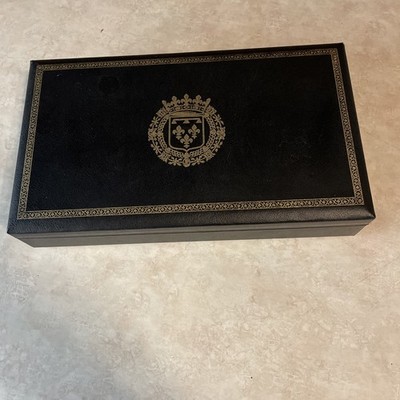 Black /Red Velvet Lining Jewelry/Luxury Presentation Box Swedish Royal Court