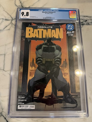 #ad DC Comics Absolute Batman #1 CGC 9.8 White Pages First Printing 2024 $579.99