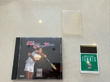 World Court Tennis (Turbo Grafx 16) HuCard, Case, Manual & Sleeve Tested TG 16