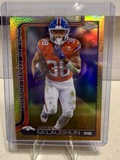 2025 Topps Chrome Jaleel McLaughlin Gold /50