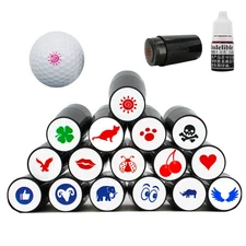 Golf Ball Stamp Marker Quick Dry Stamper Tool Durable Golf Accessories