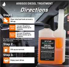 AR6500 Diesel Treatment Fuel Additive, 40 Ounce Bottle, Treats Up to 400 Gallons