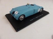 1/43 Spark Bugatti 57 C, 1939 Le Mans Winner, Carefully Stored in Case
