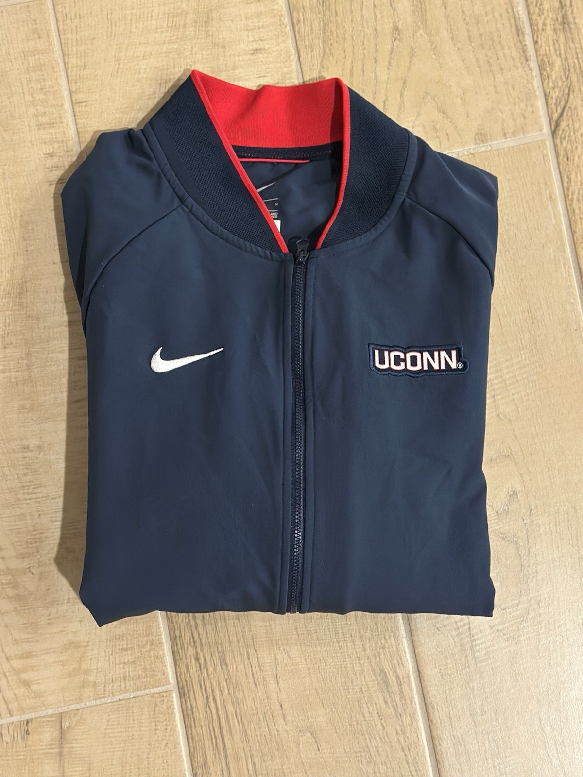 SACAI X NIKE Nike Dri Fit UCONN Huskies Giacca Uomo Ufficiale Team Issued M UCONN Country