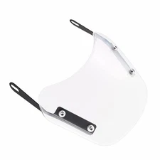 Motorbike Motorcycle Clear Windshield Windscreen w/Mount Flyscreen Bracket 5"-7"