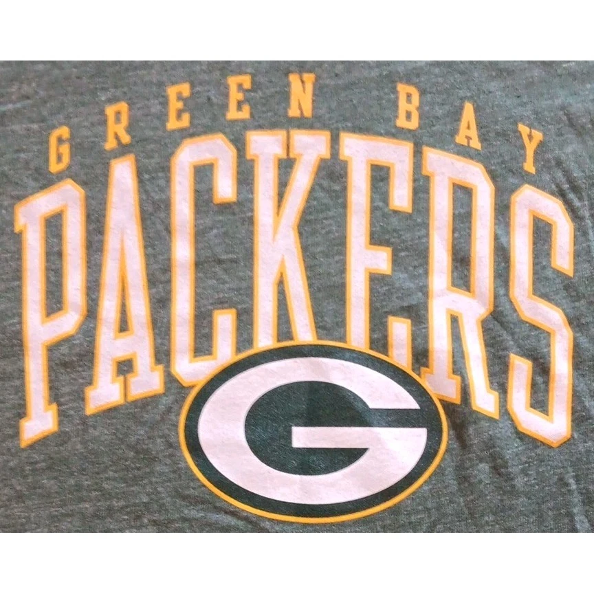 Camiseta NFL Green Bay Packers feminina pequena nova sem etiquetas gola redonda manga 1/2 SKU 243 - Imagem 2 de 4