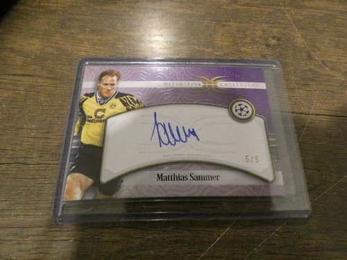 2024-25 Topps Definitive Collection UEFA Club Competitions Matthias Sammer 5/5