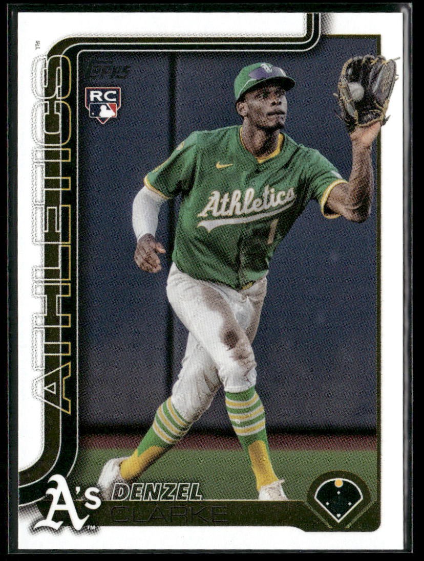 Denzel Clarke 2025 Topps Update #US14 Rookie Athletics