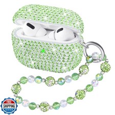 Ucharmbead Compatible with AirPods Pro 1st Gen Case Protective Bl